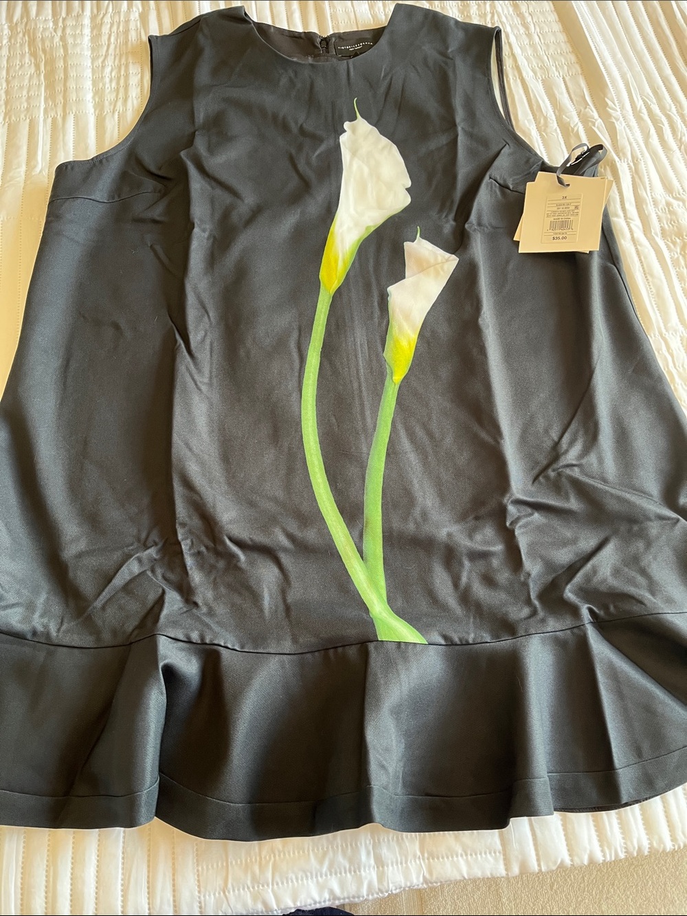 Victoria Beckham for Target Sleeveless Dress with Calla Lily 3X NWT